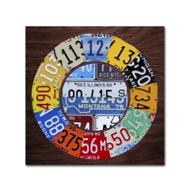 Trademark Fine Art Design Turnpike 'Clock Square' Canvas Art, 14x14 ALI1312-C1414GG